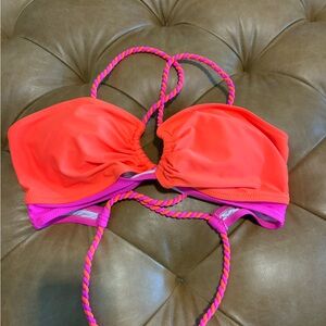 NWT neon swim top.
